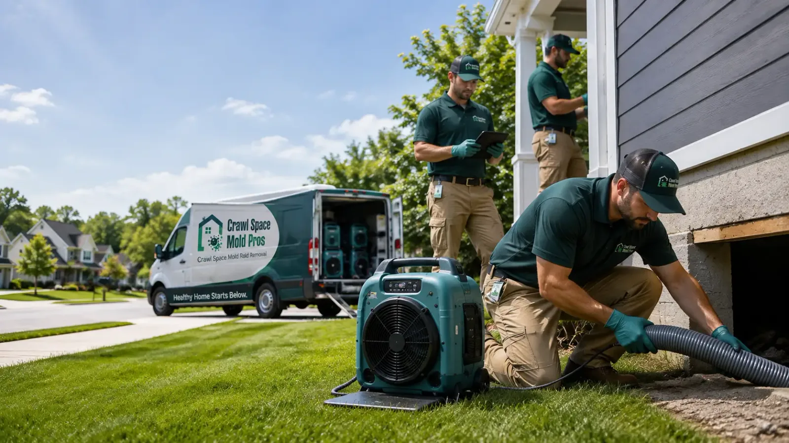 Crawl Space Mold Removal in Canaan, IN